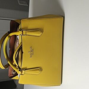 Kate Spade Tippy Satchel in chartreuse